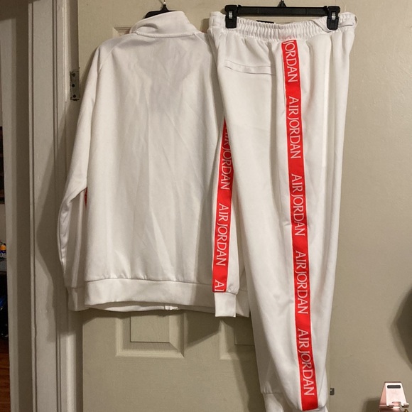 NWT Nike Jordan Jumpman Classics Tricot 2 piece Suit - White - Picture 14 of 15